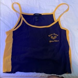 forever 21 crop top / tank top